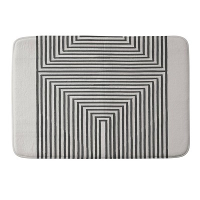 Magical Stripes Memory Foam Bath Mat - Deny Designs