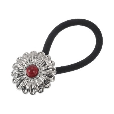 red silver tone black