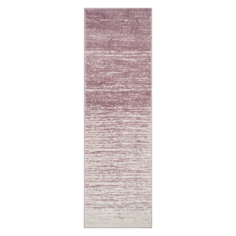 2'6inx6' Ombre Design Runner Cream/Purple - Safavieh