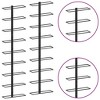vidaXL Wall-Mounted Wine Rack, Storage for 18 Bottles, Space-Saving Design, Made with Durable Black Iron - 4 of 4