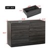 GDFStudio Raphael Modern Wood 47" Rectangle Dresser with 6 Drawers - 3 of 4