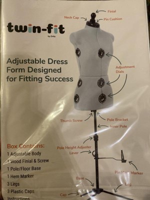 Dritz Twin-Fit Adjustable Dress Form