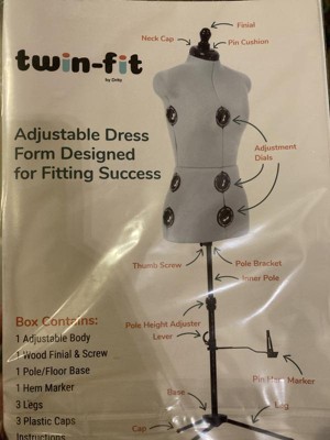 Dritz Large Twin-fit Dress Form : Target