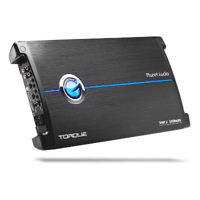 Planet Audio TR5000.1D Monoblock Car Audio Subwoofer Amplifier, 5000 Watts Max Power, 1 Ohm Stable, Class D