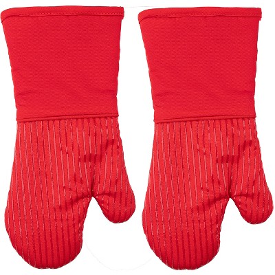 Kitchenaid 2pk Cotton Beacon Oven Mitts : Target