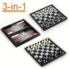 3 In 1 Gamie Magnetic Travel Chess Game, Foldable Portable Chess Board Game for Kids, Entertaining Road Trip Toys, Travel Games, and Desktop Toys - 2 of 4