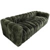 Corduroy Multi-Seat Sofa,Two-Seater with Solid Wooden Frame,Elegant Neutral Tones for Living Rooms and Offices - The Pop Home - 4 of 4