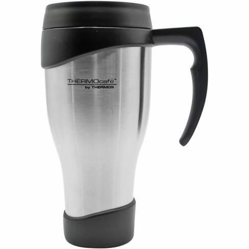 Thermos 24 Oz. Thermocafe Stainless Steel Travel Mug - Stainless  Steel/black : Target