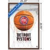 Trends International NBA Detroit Pistons - Drip Basketball 21 Framed Wall Poster Prints - 3 of 4