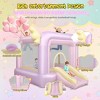 HOMDOX 106 x 85 x 80" Inflatable Bounce House for Kids with Air Blower, Portable Dreamy White 3-in-1 Bouncy Castle for Indoor/Outdoor Birthday Party - 2 of 4