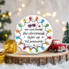 Gifts for Christmas, Christmas Ornament Ceramic 2-Side Printed, Christmas Decorations for Trees - 4 of 4