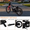 Red Electric Dirt Bike, 360W Kids Dirt Bike, Electric Motorcycle, Adjustable Speeds 6.84/11.81/15.53 MPH, Kids Electric Bikes 6-12, 16" Off-Road Whee - 3 of 4