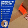 Itopfox Heavy Duty Brown Packing Tape with Dispenser, 2.6mil Thick Secure Sticky Packaging Tape for Carton Sealing, Shipping, Mailing & Storage - 3 of 4