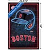 Trends International MLB Boston Red Sox - Neon Helmet 23 Unframed Wall Poster Prints - 3 of 4