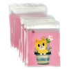 Wrapables Transparent Self-Adhesive 4" x 4" Candy and Cookie Bags, Favor Treat Bags for Parties and Wedding (200pcs), Cats - 3 of 4