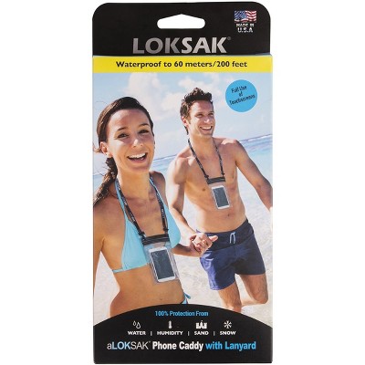 Loksak aLoksak 3.9" x 7" Resealable Waterproof Storage Bag with Lanyard