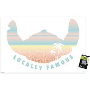 Trends International Disney Lilo and Stitch: Beach Vibes - Locally Famous Unframed Wall Poster Prints - 1 of 4