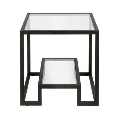Metal Side Table in Black - Henn&Hart