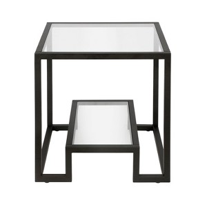 Metal Side Table in Black - Henn&Hart - 1 of 4