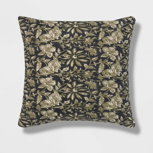 Navy and cream lumbar 2024 pillow