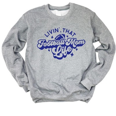 Simply Sage Market Women's Graphic Sweatshirt Livin' That Football Mom Life
