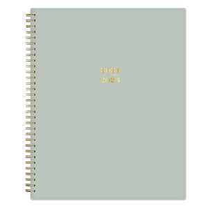 The Everygirl X Day Designer 2024-25 Weekly/Monthly Planner 11"x8.5" Wirebound Soft Sage: Adult Agenda, Tabs, July-June - 1 of 4