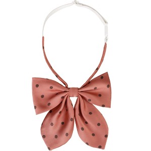 Elerevyo Women's Pre-tied Adjustable Straps Polka Dots Uniform Casual Bow Ties - 1 of 4