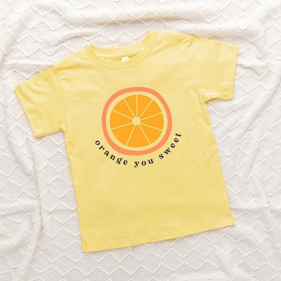 The Juniper Shop Orange You Sweet Toddler Short Sleeve Tee