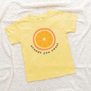 The Juniper Shop Orange You Sweet Toddler Short Sleeve Tee - 1 of 2
