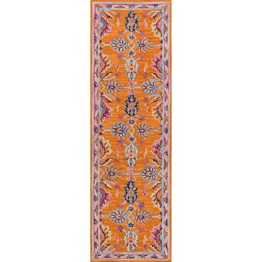 Photos - Area Rug Momeni 2'3"x7'10" Runner Ibiza Zarin Rug Orange  