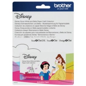 Brother CADSNP06 Disney Snow White and Belle Paper Craft Collection - 1 of 1