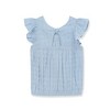 Lands' End Kids Woven Eyelet Top - 2 of 3