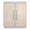 HomeRoots 32" White Wood Accent Cabinet With Two Doors - 4 of 4