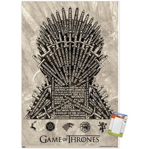 Trends International Game of Thrones - Iron Throne Unframed Wall Poster Prints - 1 of 4