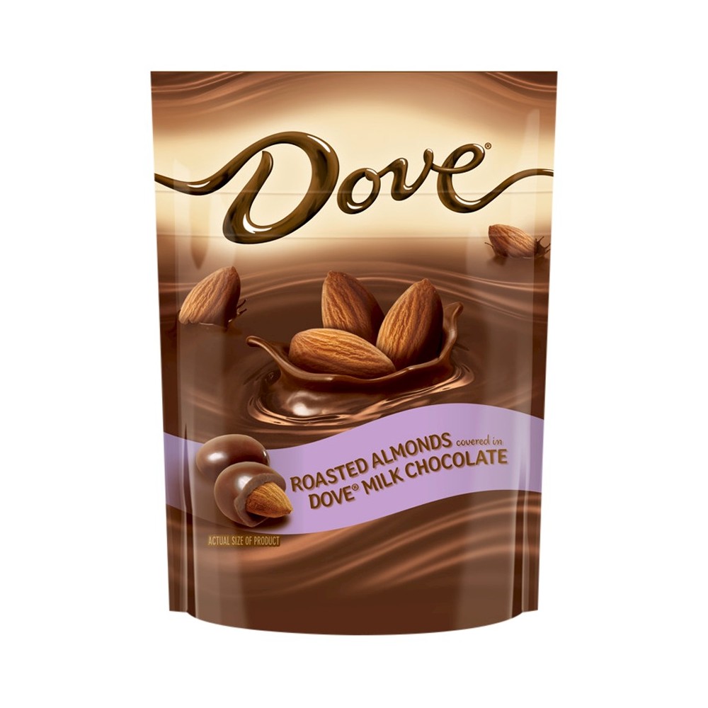 UPC 040000510345 Dove Milk Chocolate Covered Almond Candy Pouch, 5.5