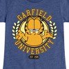 Girls' - Garfield - University Fitted Short Sleeve Graphic T-Shirt - 2 of 4