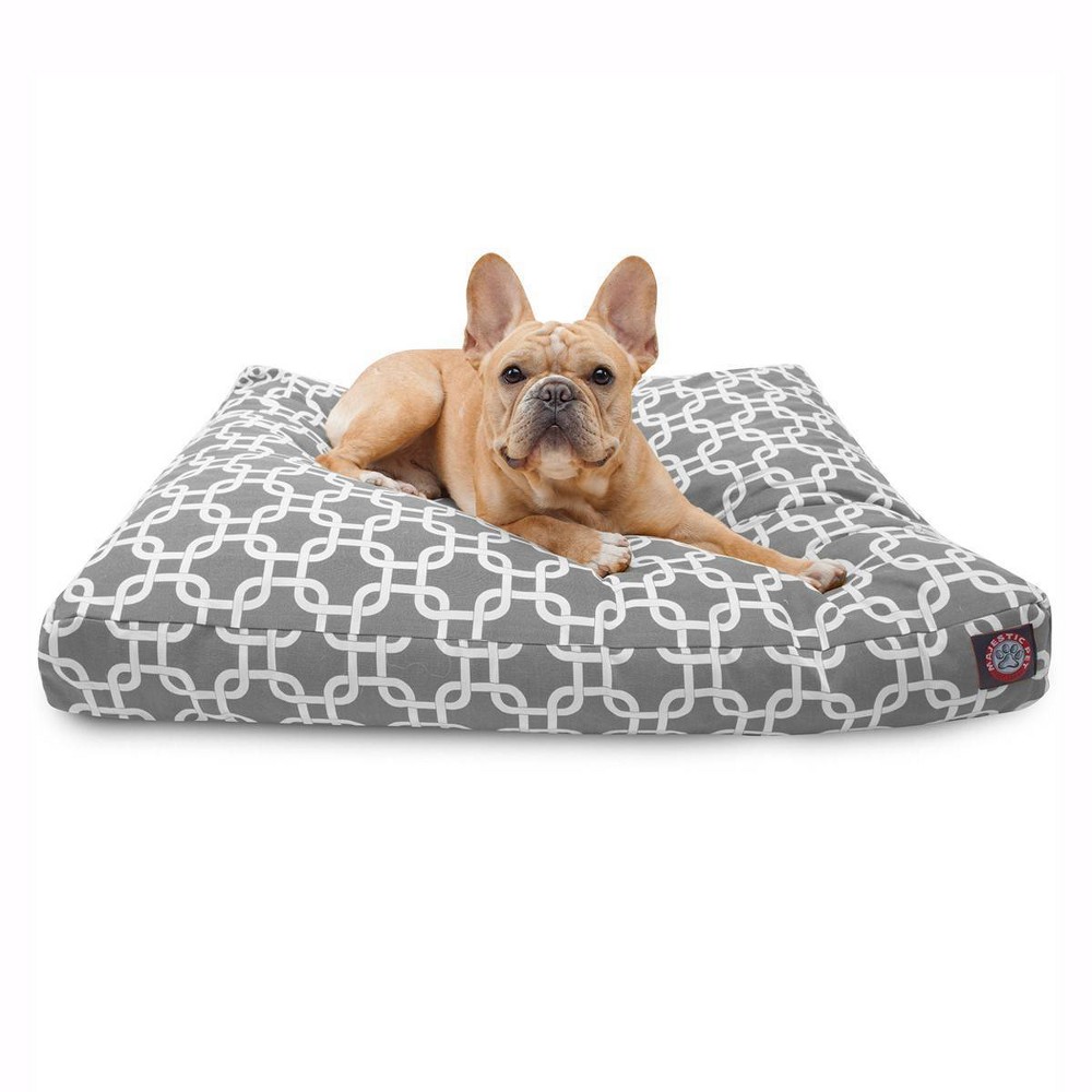 Photos - Bed & Furniture Majestic Pet Rectangle Dog Bed - Gray Links - Small - S 