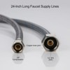 WOWOW 3/8 in. Compression x 1/2 in. FIP x in. Braided nylon Faucet Connector - 4 of 4