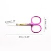 Unique Bargains Women 2.0A Scissors Eyebrow Trimmer Scissors 1 Pc - 2 of 3