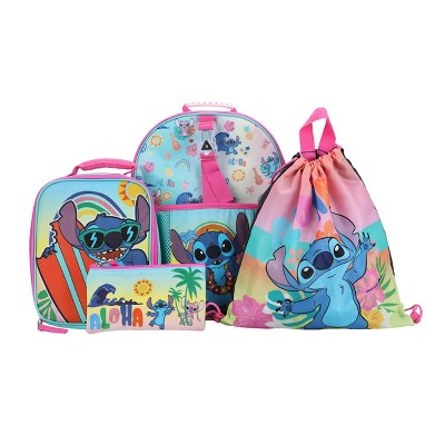 Disney Lilo & Stitch 5-Piece Backpack & Lunchbox Set - image 2