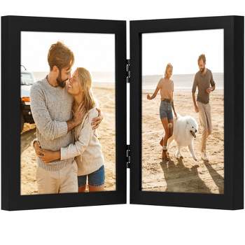 Americanflat Hinged Picture Frame for 2 Photos