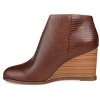 Journee Collection Women's Glam Inside Zip Wedge Booties - 2 of 4