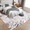 Large Abstract Machine Washable Rug with Rubber Backing for Living Room Modern Non-Slip Area Rug Easy-Cleaning Floor Carpet for Bedroom Dining Room - 2 of 4