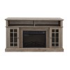 NAYSAYE Indoor Fireplace Media Console with Realistic Flame for Stylish Living Room Decor, Gray, 58.25"*15.75"*32" - 2 of 4
