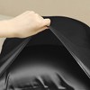 Unique Bargains Hair Skin Eye Mask Hair Band Envelope Breathable Satin Pillowcase Set Queen 20"x30" - 3 of 4