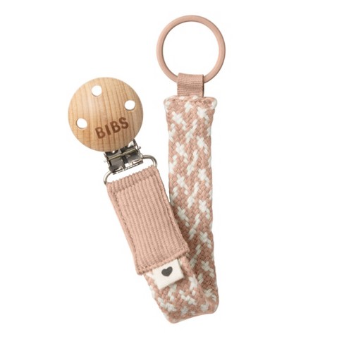 Universal Two-in-One Fashion Pacifier Clip - Pink