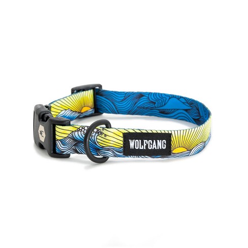 Wolfgang Premium Adjustable Dog Collar For Small Dog 5 8 Inch X 8 12 Inch Dawnpatrol Print Nylon Buckles Made In Usa Target