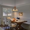LLHZSY Hammered Pendant Chandelier Light 10 1/4" Wide Light Fixture for Kitchen Island Dining Room - Antique Bronze - 2 of 4
