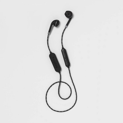 heyday™ Wireless Molded Tip Braided Earbuds - Black Tort