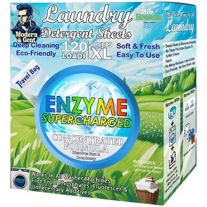 5 Star Super Deals Laundry Detergent Sheets (120 Loads) Liquidless, Eco-Friendly, Hypoallergenic, & Enzyme-Based Stain Removal - 1 of 4